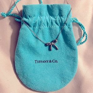 Authentic Tiffany & Co. bow necklace